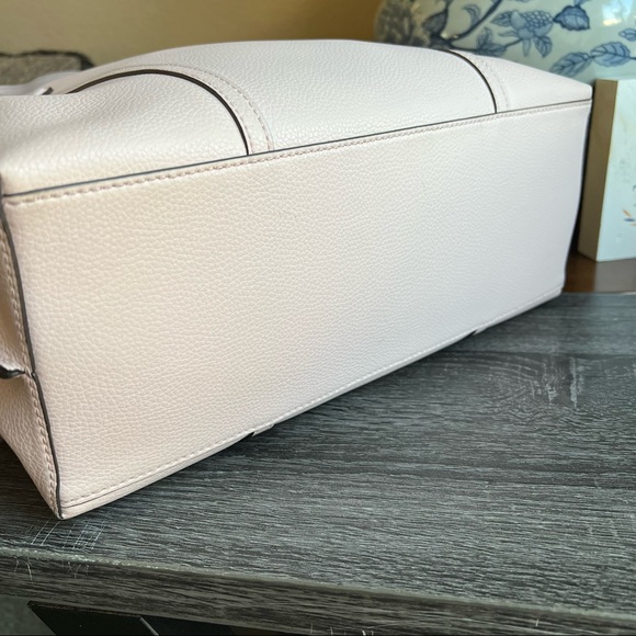 Tory Burch Perry Pink Tri Compartment Large Tote! Used Once! Retail $448 - Picture 7 of 16